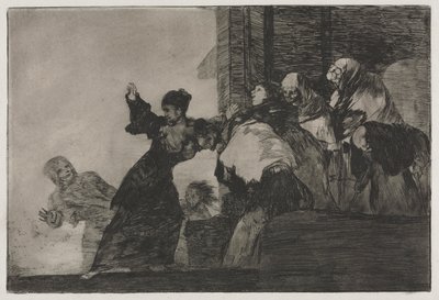 Os Provérbios: Pobre Loucura de Francisco de Goya