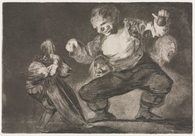 Os Provérbios: Simplório de Francisco de Goya