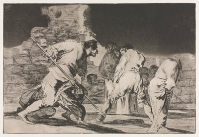 Os Provérbios: A Loucura da Fúria de Francisco de Goya