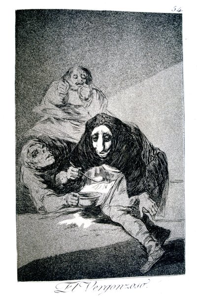O Envergonhado, 1799 de Francisco de Goya