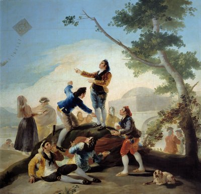 O veado voador. Pintura de Francisco De Goya (1746-1828) de Francisco de Goya