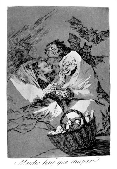Há muito o que chupar, 1799 de Francisco de Goya