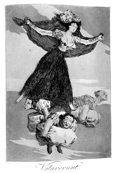 Eles voaram, 1799 de Francisco de Goya