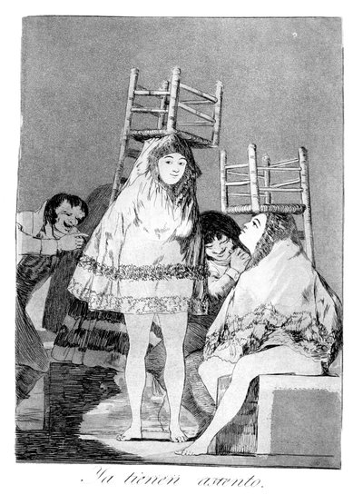 Eles já têm um assento, 1799 de Francisco de Goya