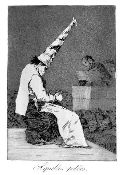 Aquelas partículas de poeira, Perrico, o aleijado, 1799 de Francisco de Goya