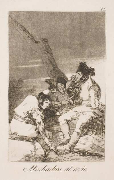 Para trabalhar meninos de Francisco de Goya