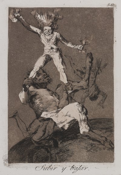 Para Subir e Cair de Francisco de Goya