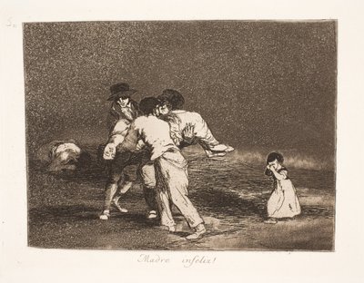 Mãe Infeliz (50) de Francisco de Goya
