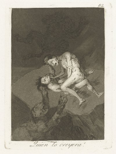 Wie tinha esse gedacht! Quem acreditaria! (título no objeto) Los Caprichos (título da série) de Francisco de Goya