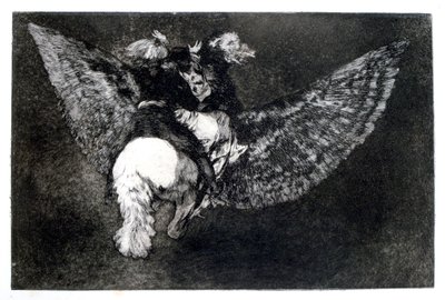 Bobagem alada, 1819-1823 de Francisco de Goya