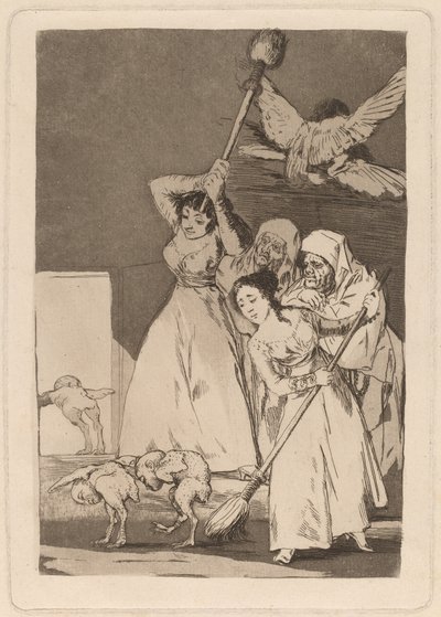 Ya van desplumados (Lá vão eles depenados) de Francisco de Goya