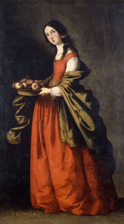 Saint Dorothea, de Francisco de Zurbaran