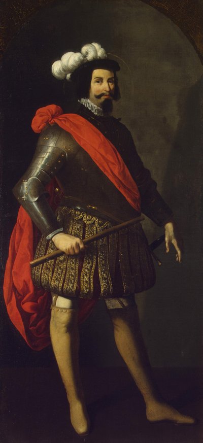 São Fernando III de Castela, ca 1630-1634 de Francisco de Zurbaran