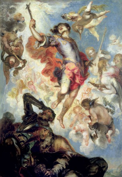 O triunfo de St. Hermengild, 1654 de Francisco the Younger Herrera