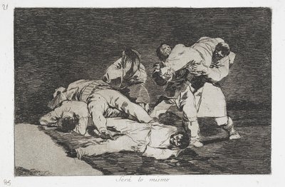 O mesmo (será o mesmo) da série Disasters of War de Francisco de Goya