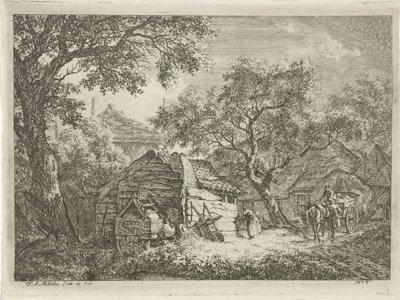 Quinta rodeada de árvores
Paisagens arborizadas (título da série) de Franciscus Andreas Milatz