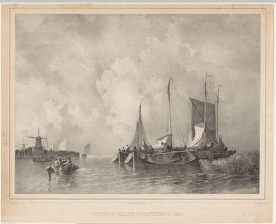 Porto com barcos
Exposição 