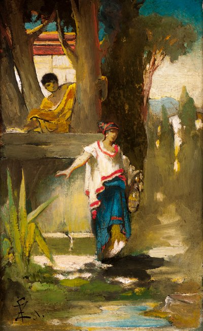 Mulher Romana junto ao Poço de Franciszek Zmurko