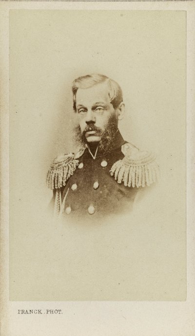 Retrato do Conde Dmitry Alekseevich Milyutin 1816-1912. de Franck