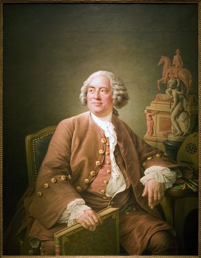 Retrato de Edme Bouchardon (1698-1762), escultor francês, Pintura a óleo sobre tela de François Hubert Drouais (1727-1775). Fotografia, KIM Youngtae, Paris, Musee Carnavalet. de Francois Hubert Drouais