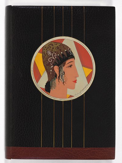 Encadernação de &39;The Song of Solomon&39;, laca de Jean Dunand (1877-1942), encadernada por George Crette (1893-1969) de Francois Louis (after) Schmied