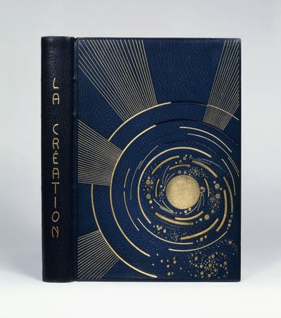 Capa do livro &39;La Creation&39; de Joseph-Charles Mardrus de Francois Louis (after) Schmied