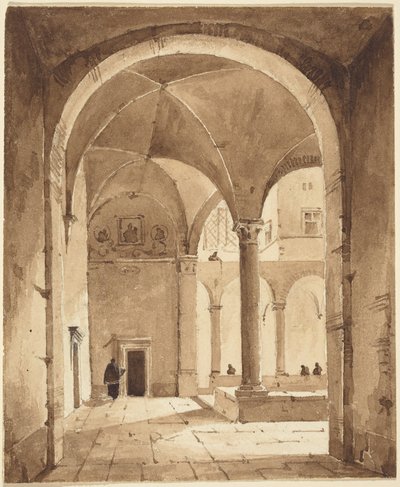 Um Claustro de Francois-Marius Granet