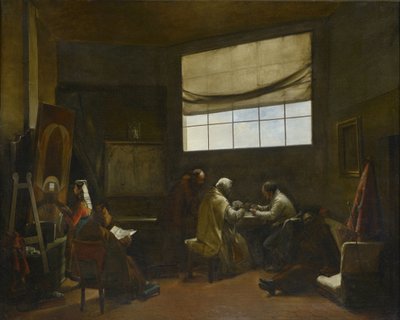 Oficina de Pintura Artística de François Marius Granet (1775-1849) Dim 80x100 cm Musee des Beaux Arts Palais Longchamp de Francois Marius Granet