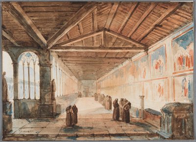 Campo Santo di Pisa, corredor norte de Francois-Marius Granet