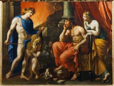 Orphee devant Pluton et Proserpine - Orfeu diante de Plutão e Proserpina ... de Francois (1590 1650) (after) Perrier