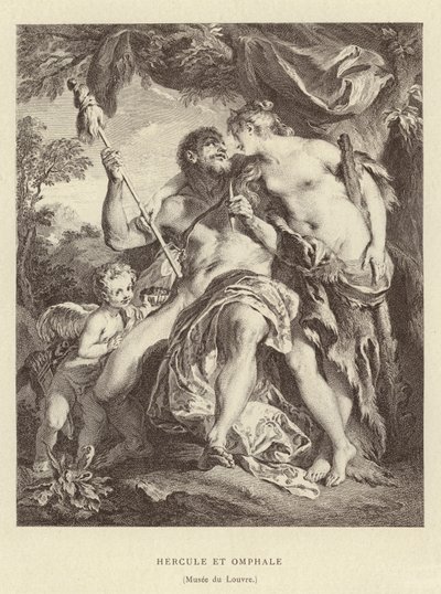 Hércules e Omphale de Francois (after) Boucher