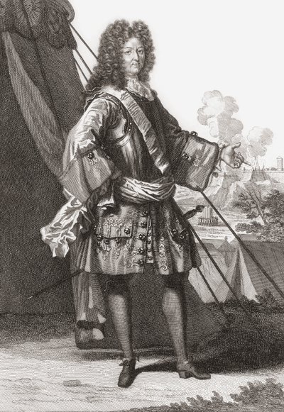 Luís XIV, rei de França e Navarra. (imprimir) de Francois (after) Boucher