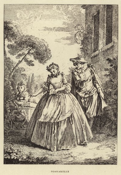 Sganarelle (gravura) de Francois (after) Boucher