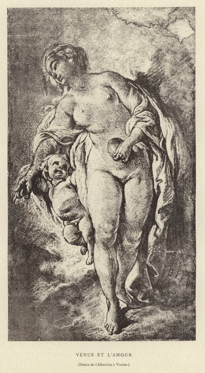 Vénus e o Amor de Francois (after) Boucher