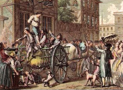 O Assalto a John Malcolm, Boston, 25 de janeiro de Francois (after) Godefroy