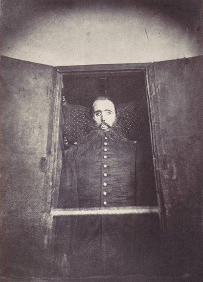 [O cadáver do imperador Maximiliano I do México], 1867. de Francois Aubert