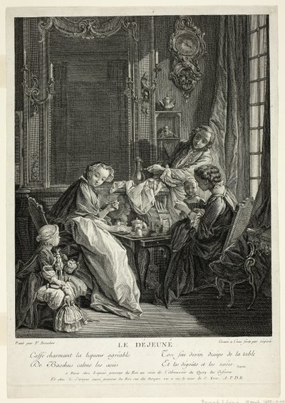 Café da manhã de Francois Bernard Lepicie