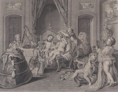 Jogos infantis Jogos infantis, 1731. de Francois Bernard Lepicie