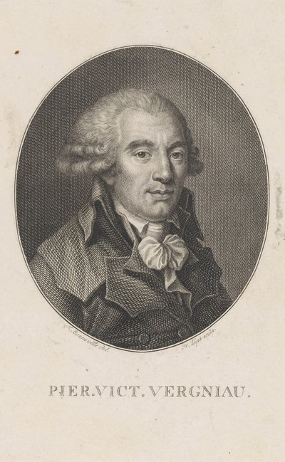 Pierre Victurnien Vergniaud 1753-1793, c. 1800. de Francois Bonneville