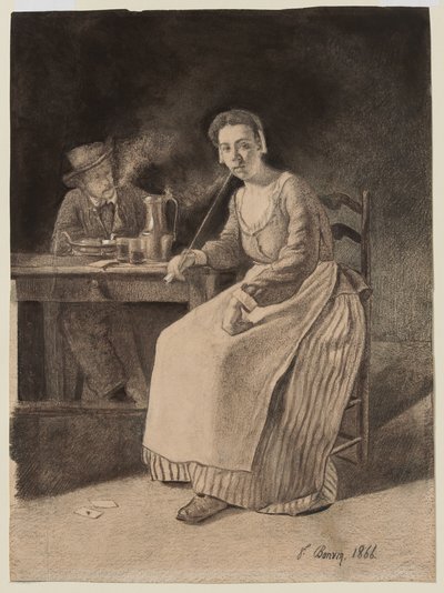 Interior de uma taberna de François Bonvin