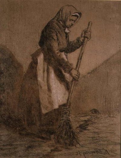 Mulher Varredora de François Bonvin
