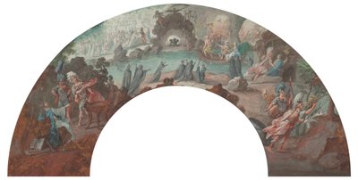 Enéias no Submundo, Esboço para um leque de François Boucher