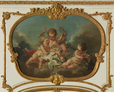 Alegoria da Poesia Lírica de François Boucher
