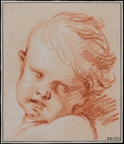 Cabeça de criança de François Boucher