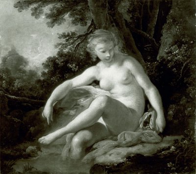Ninfa de banho de François Boucher