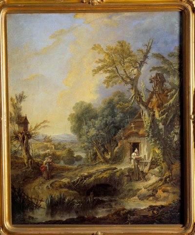 Irmão Luce Pintura de François Boucher (1703-1770) 1742 Moscou, Museu Pushkin de François Boucher