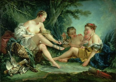 Diana depois da caça de François Boucher