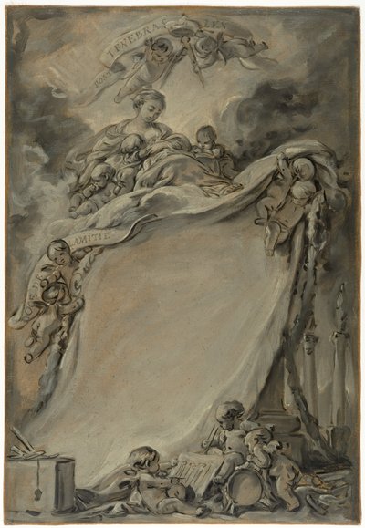 Diploma dos Maçons de Bordéus de François Boucher