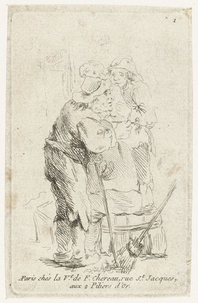Três agricultores de François Boucher