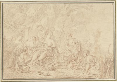 O achado de Moisés de François Boucher
